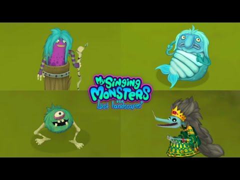 Evergreen Marsh - Only TLL Monsters - Sounds & Animations ~ My Singing Monster