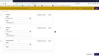 Utilizing DocuSign  for Form 500