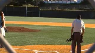 preview picture of video 'Ken Waldichuk Strikes Out 3, 5th inning, at Pt Loma High 3/6/2015'