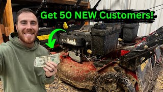 5 Ways To Get Your First 50 Mowing Customers