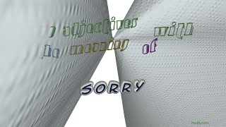 sorry - 11 adjectives synonym of sorry (sentence examples)