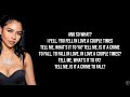 MARIAH THE SCIENTIST IS IT A CRIME Ft KALI UCHIS Lyrics