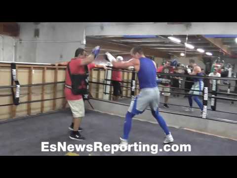 Oleksandr Gvozdyk body shots great technique and balance - EsNews Boxing