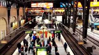 preview picture of video 'Huge Train Station of Hamburg City'