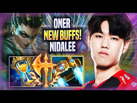 ONER DOMINATING NIDALEE WITH NEW BUFFS! - T1 Oner Plays Nidalee JUNGLE vs Nocturne! | Season 2022