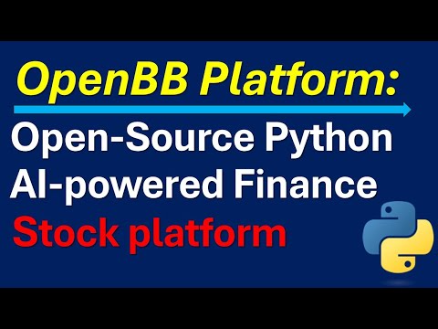 OpenBB Platform: Open Source Python AI Powered Finance/Stock Platform - Install and Run Locally