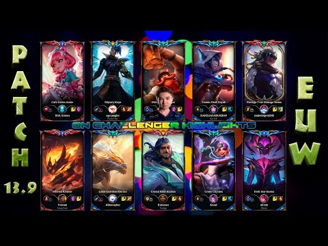 EUW Challenger Match #656 Highlights Patch 13.9 [Team GO - toucouille]