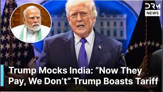 WATCH As Trump Highlights Reversed India Trade Deal Tariffs | DRM News | AC1F