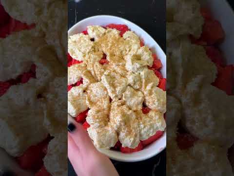 Cobbler cu capsuni 🍓