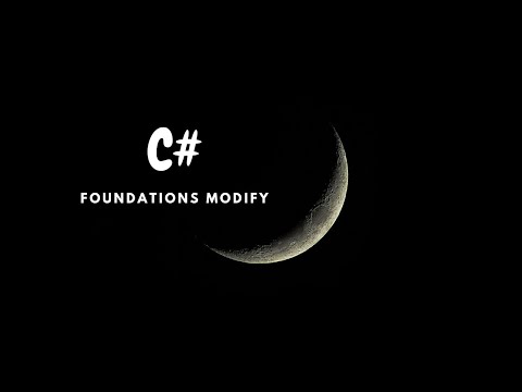 Foundations Modify