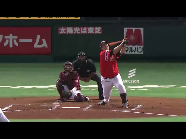 【2回裏】ホークス李大浩 19号ソロホームランで同点!! 2014/9/25 H-E