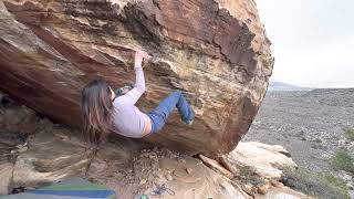 Video thumbnail of Jerry, V6. Red Rocks