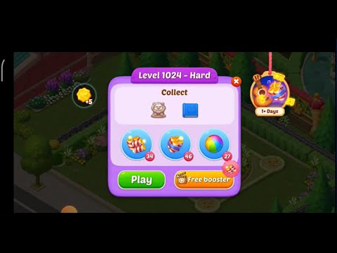 Matchington Mansion Level 1024 - Hard Level / iOS/ Android