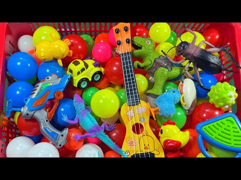Satisfying 8:40-Minute Unboxing – Toy Ukulele, Car, Turbo Launcher & Insects... | ASMR Toy Review