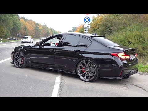Modified Cars Leaving Nurburgring Tankstelle - R8 V10 Plus, 992 GT3 RS MR, 800HP M5 F90 Competition