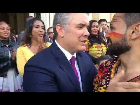 Homero Cortés hablándole claro al presidente de Colombia...