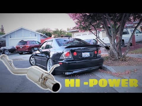 Lexus IS300 HKS Muffler Install!!
