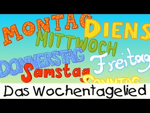 💡 Das Wochentagelied || Kinderlieder zum Lernen