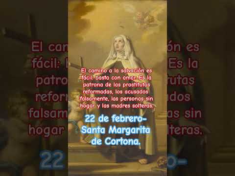 22 de febrero- Santa Margarita de Cortona.🙏🙏 #christiansongs