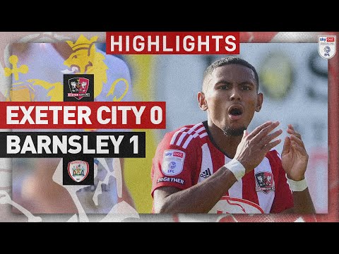 HIGHLIGHTS: Exeter City 0 Barnsley 1 ( 7/10/23) | Exeter City Football Club