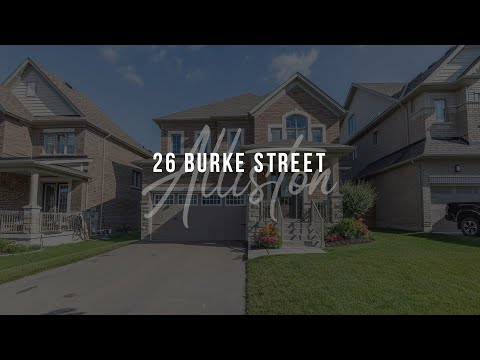 Unlisted: 26 Burke Street, Alliston. $1,199,900.00 Treetops community 4 bed 4 bath detached home!