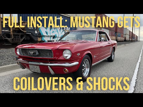 Step-By-Step Coilover and Shock Install on 1966 Mustang