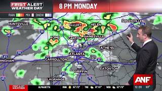 First Alert Forecast: Very hot Monday afternoon with a few evening storms possible