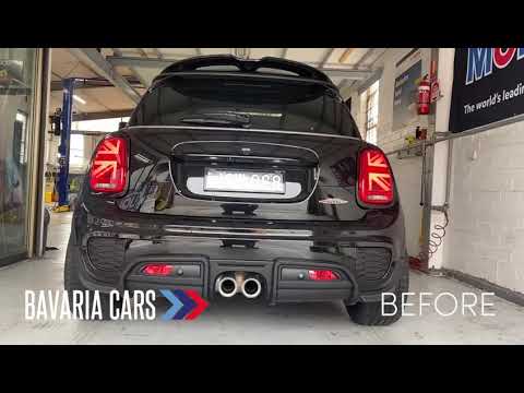 Mini Cooper JCW Remus Exhaust Before and After