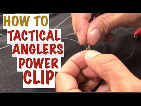 "HOW TO" TACTICAL ANGLER CLIP for QUICK CHANGING Fishing Lures