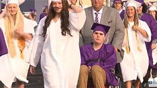 Wooster high schooler who battled brain tumor beats all odds, earns diploma