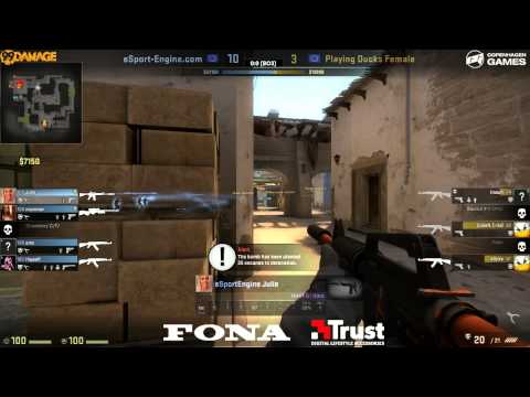 eSport-Engine vs. Playing Ducks Ladies | WB Vorrunde, Copenhagen Games Female 2014 | de_mirage Map 2