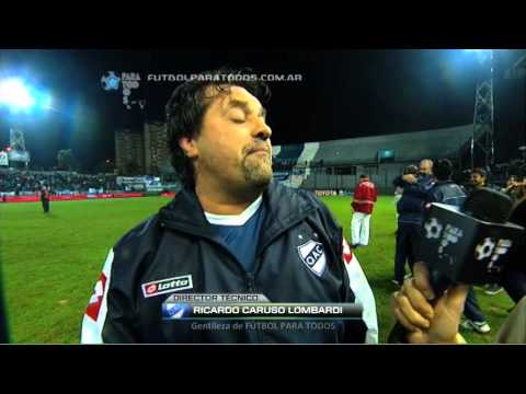 Nota Caruso Lombardi. Quilmes 1 - Gimnasia 0. Fecha 18 Final 2014. Fútbol Para Todos