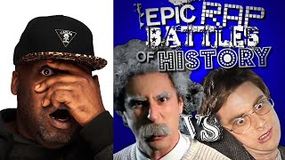 Albert Einstein vs Stephen Hawking. Epic Rap Battles of History Reaction