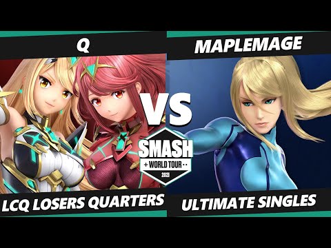 SWT Oceania Online Qualifier Match - Q (Pyra Mythra, Samus) Vs. Maplemage (ZSS) SSBU Ultimate
