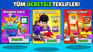 TUHAF ŞEYLER DÜKKANINDAKİ TÜM ÜCRETSİZ TEKLİFLER🎁 Brawl Stars