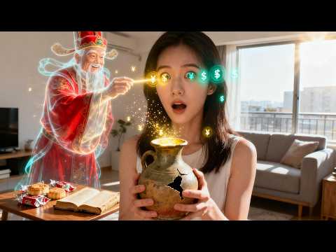 Poor Girl Gets God of Wealth Eyes 😱 Trash Turns Into Millions Overnight!