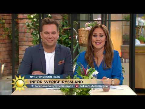 Se när landslaget inspireras av Nyhetsmorgon  - Nyhetsmorgon (TV4)