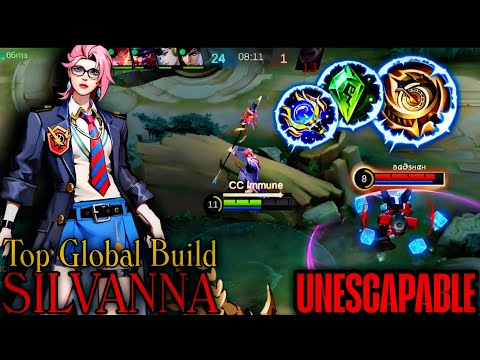 SILVANNA IS Back with another One-Shot DMG BUILD | Silvana top 1 global gameplay @KazukiOfficial