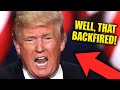 Trump S Political Stunt BLOWS UP In His Face He S PANICKING