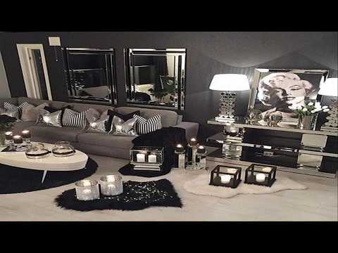 Black And Silver Bedroom Design Ideas - YouTube