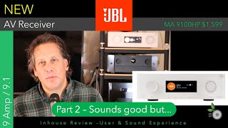 Video thumbnail for Part 2 - JBL MA9100HP Review - Calibration, User Experience, Settings, Sound Quality, Conclusion by Ripewave Audio