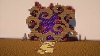 Minecraft: How to Build Fantasy Nether Portal | Building Tutorial