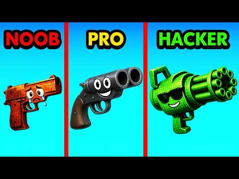 NOOB vs PRO vs HACKER WEAPON