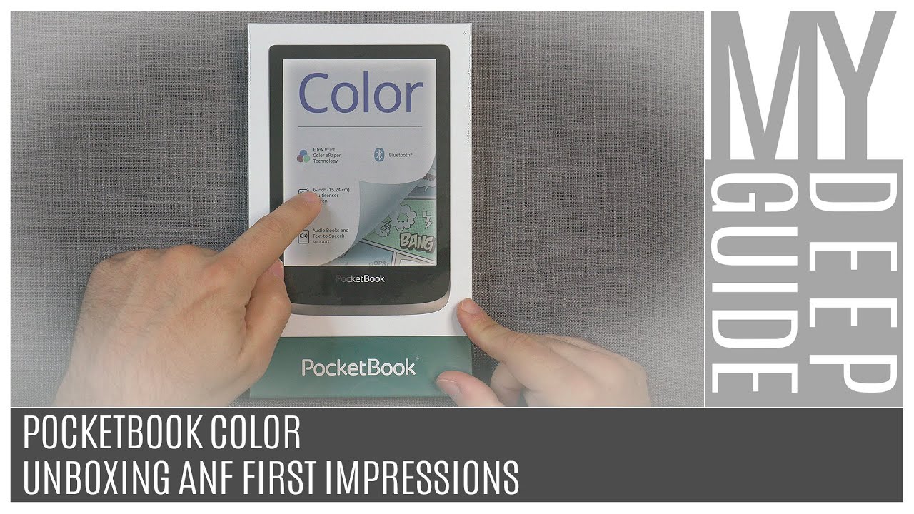 Pocketbook Color: Unboxing And First Impressions