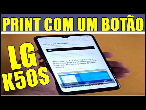 How to Take a Screenshot on an LG K50s Cell Phone with Just One Button