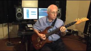 Swing/Bebop Solo Using An Overdriven Guitar Tone