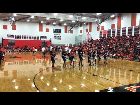 NHS Drumline - Pep Rally 2017