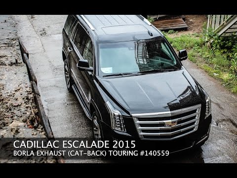 #ROCKETLAB - BORLA EXHAUST FOR CADILLAC ESCALADE 2015 (CAT-BACK) TOURING #140559