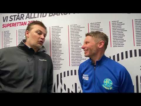 Jussi Kontinen, tränare i Lunds BK, efter 0-3 mot Landskrona BoIS.