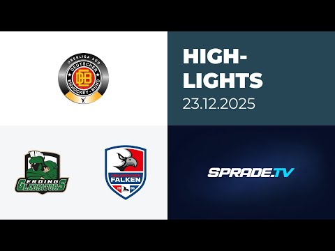 23.12.2025 - Highlights - Erding Gladiators vs. Heilbronner Falken